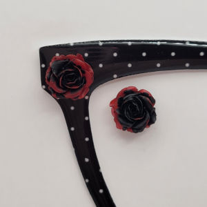 Black and Red Rose #020