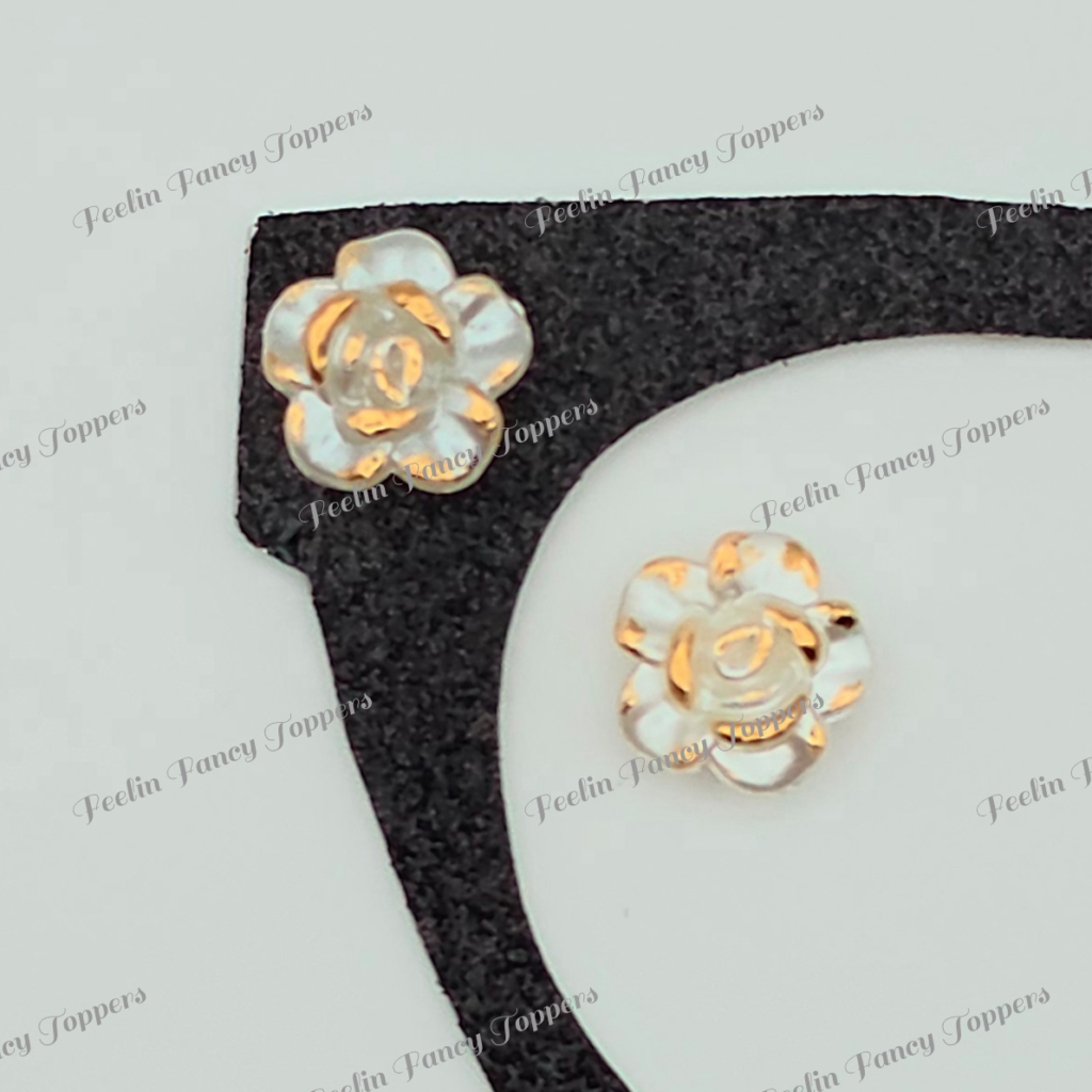 Gold & White Roses #15