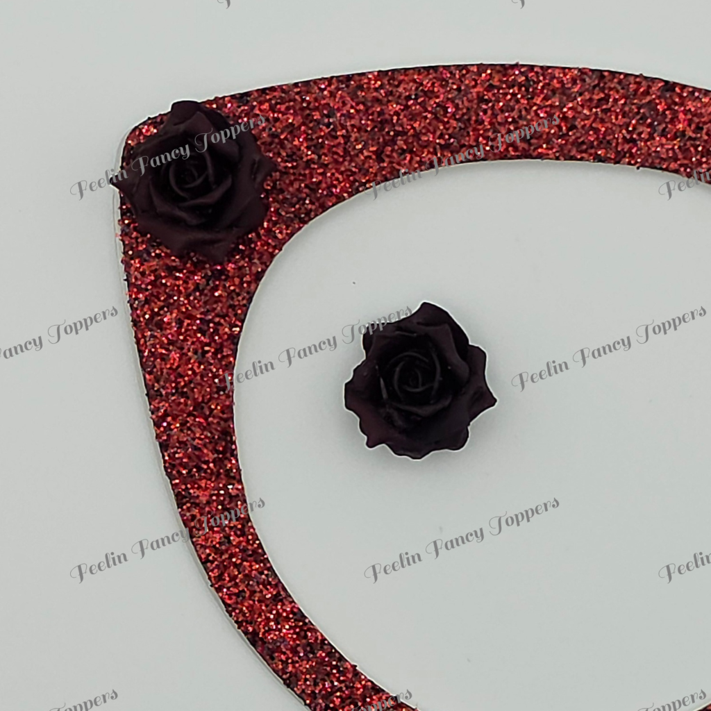 Deep Burgundy Rose #36