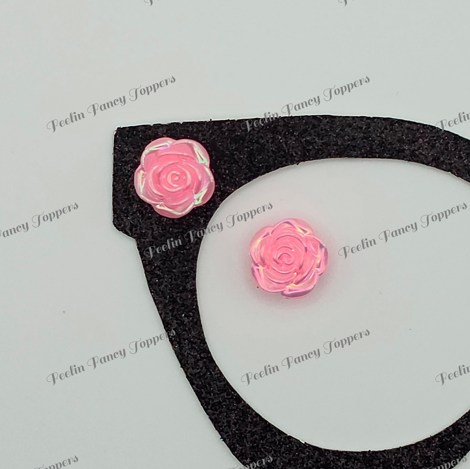 4 Iridescent Pink Rose